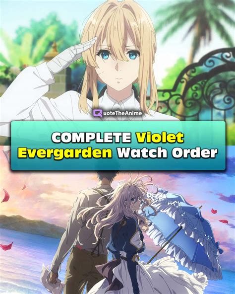 what order watch violet evergarden.